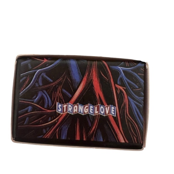 Strange Love 💗 ☠️ Nike Pink, White, & Red High Top Key Chain,Bag Charm w/Box - Picture 5 of 10